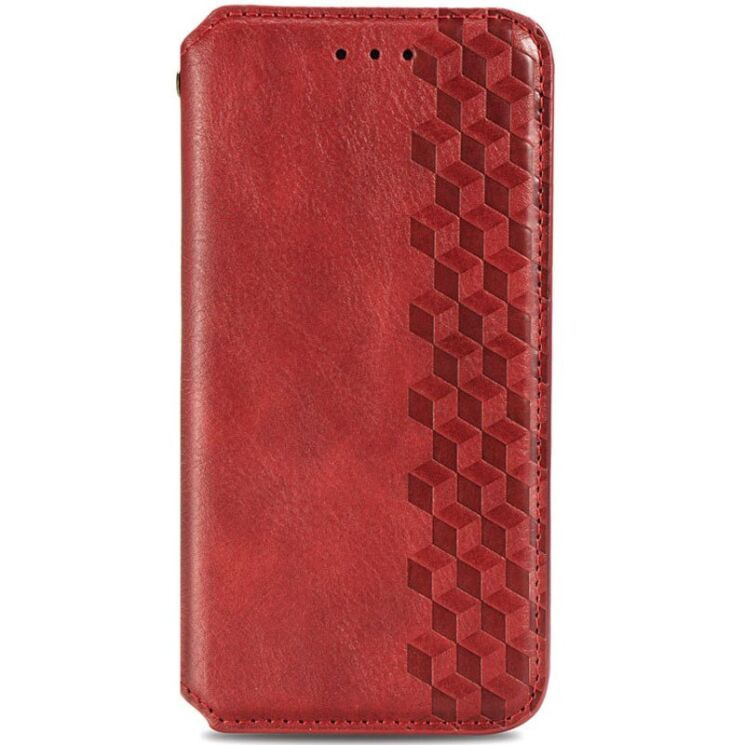 Чехол GETMAN Rhombus Wallet для ZTE Blade V2020 - Red: фото 1 из 7