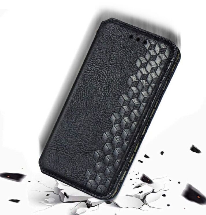 Чехол GETMAN Rhombus Wallet для ZTE Blade V2020 - Black: фото 7 из 7