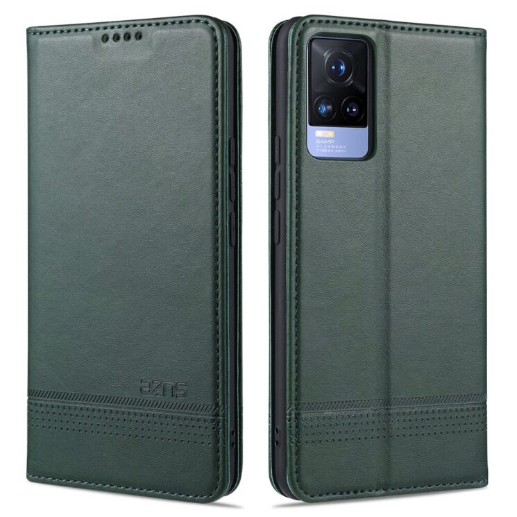 Чохол-книжка AZNS Classic Series для VIVO V21e - Green: фото 1 з 8