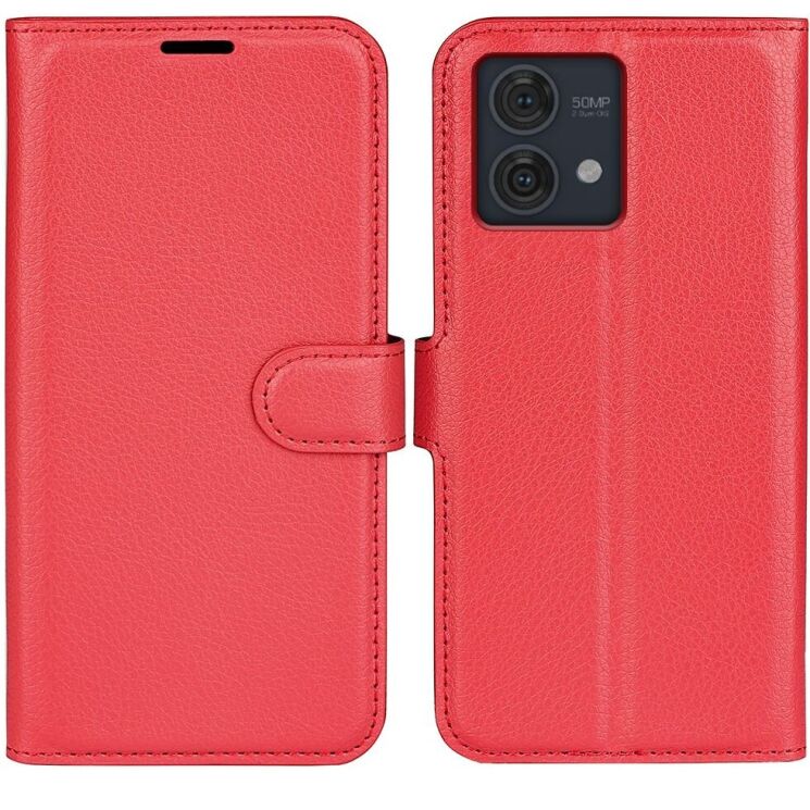 Чохол-книжка Deexe Book Type для Motorola Moto G84 - Red: фото 1 з 10