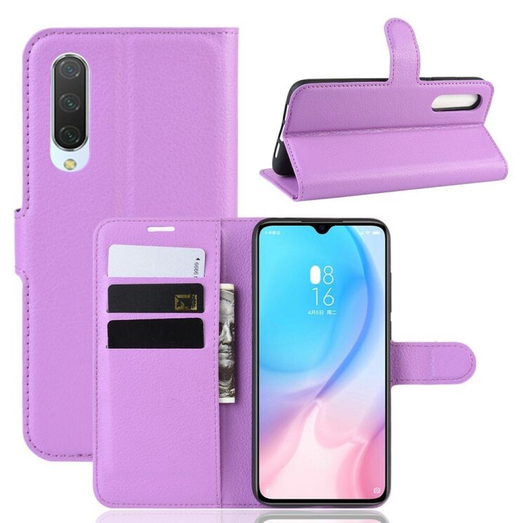 Класичний чохол-книжка Deexe Book Type для Xiaomi Mi CC9 / Mi 9 Lite - Purple: фото 1 з 6