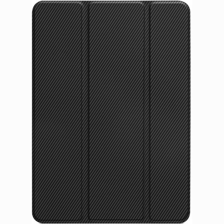 Чохол-книжка Deexe Carbon Folio для Xiaomi Redmi Pad 2 SE / Pad 2 9.7 - Black: фото 4 з 11