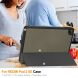 Чохол-книжка Deexe Carbon Folio для Xiaomi Redmi Pad 2 SE / Pad 2 9.7 - Brown (407910Z). Фото 11 з 11