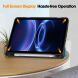 Чохол-книжка Deexe Carbon Folio для Xiaomi Redmi Pad 2 SE / Pad 2 9.7 - Brown (407910Z). Фото 9 з 11