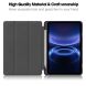 Чохол-книжка Deexe Carbon Folio для Xiaomi Redmi Pad 2 SE / Pad 2 9.7 - Brown (407910Z). Фото 5 з 11