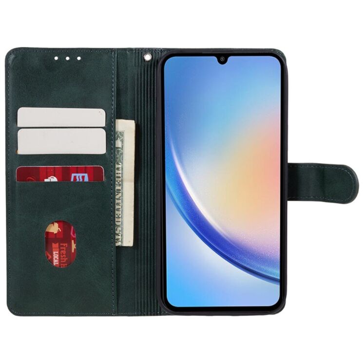 Чехол-книжка Deexe Classic Stand для Samsung Galaxy M35 (M356) - Midnight Green: фото 2 из 7