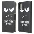 Чехол-книжка Deexe Color Wallet для Motorola Moto G10 / Moto G20 / Moto G30 - Eyes (278002I)