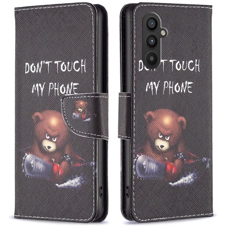 Чехол-книжка Deexe Color Wallet для Samsung Galaxy A25 (A256) - Bear: фото 1 из 8
