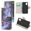 Чохол-книжка Deexe Color Wallet для Samsung Galaxy A31 (A315) - Purple Butterflies (249118F)