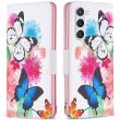 Чехол-книжка Deexe Color Wallet для Samsung Galaxy S24 (S921) / Galaxy S25 (S931) - Two Butterflies (347149E)