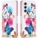 Чехол-книжка Deexe Color Wallet для Samsung Galaxy S24 (S921) / Galaxy S25 (S931) - Two Butterflies (347149E). Фото 1 из 7