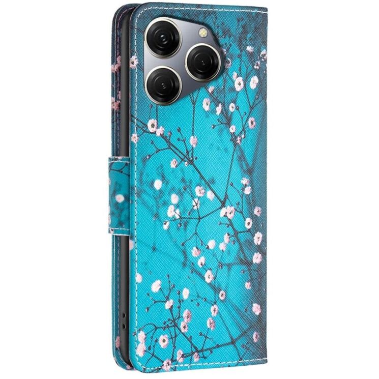 Чохол-книжка Deexe Color Wallet для TECNO Spark 20 Pro - Plum Blossom: фото 3 з 7