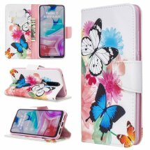 Чехол-книжка Deexe Color Wallet для Xiaomi Redmi 8 - Colorful Butterflies: фото 1 из 8