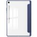 Чехол-книжка Deexe Crystal Back для Samsung Galaxy Tab S10 FE Plus - Dark Blue (378507DB). Фото 2 из 8