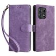 Чехол-книжка Deexe Delta Book для Motorola Edge 50 Pro - Purple (353604V)