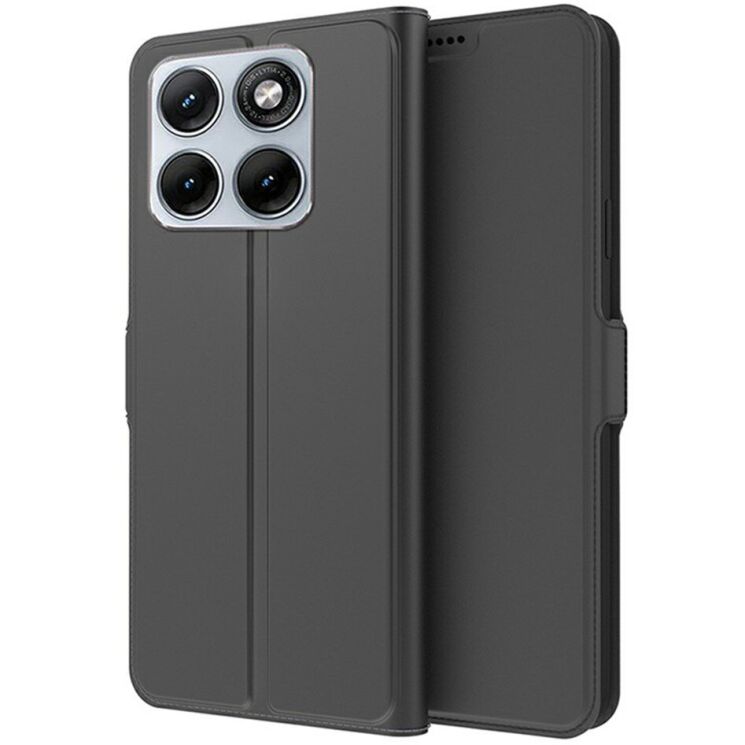 Чехол-книжка Deexe Faro Wallet для Motorola Edge 70 Fusion - Black (409544B) Чехол-книжка Deexe Faro Wallet для Motorola Edge 70 Fusion - Black: фото 1 из 7