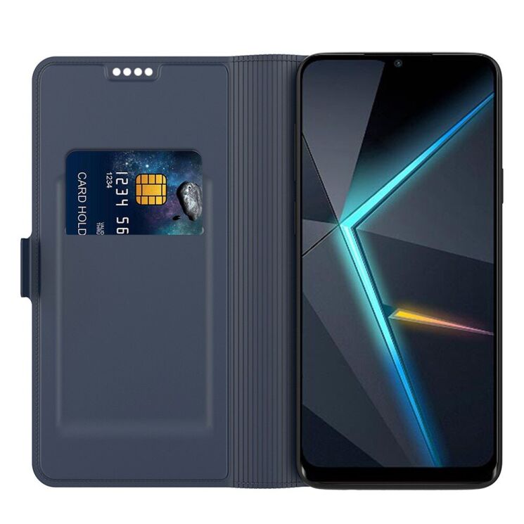 Чохол-книжка Deexe Faro Wallet для ZTE Nubia Music - Blue: фото 2 з 7