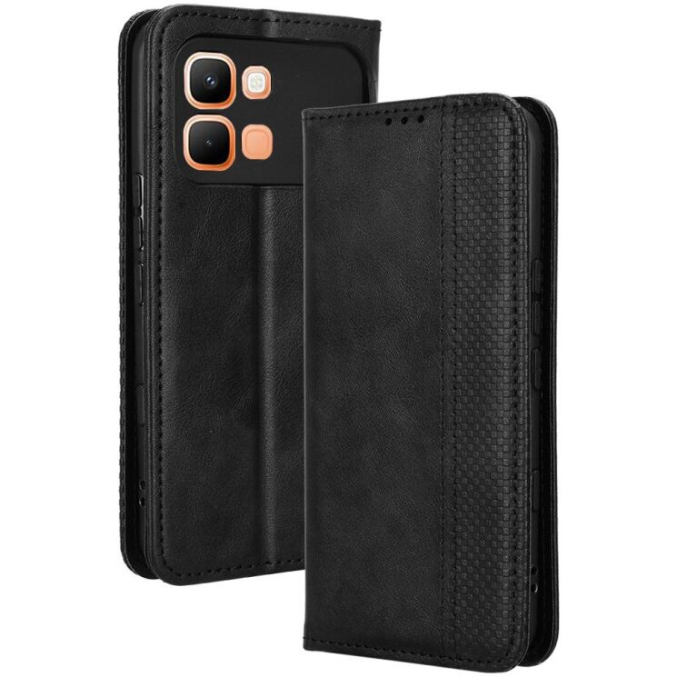 Чохол-книжка Deexe Retro Style для Infinix Note Edge - Black (409202B) Чохол-книжка Deexe Retro Style для Infinix Note Edge - Black: фото 7 з 19