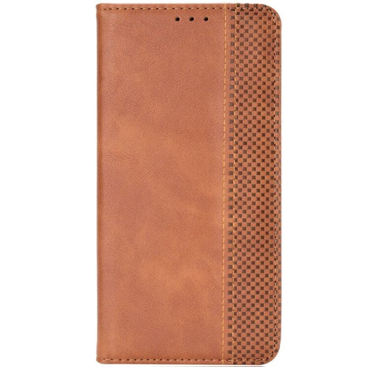 Чехол-книжка Deexe Retro Style для Realme 16 Pro Plus - Brown: фото 4 из 20