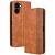 Чохол-книжка Deexe Retro Style для TECNO Spark Go 3 - Brown: фото 1 з 20