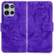 Чехол-книжка Deexe Tiger для Motorola Moto G75 - Purple (367836V). Фото 1 из 7