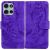 Чехол-книжка Deexe Tiger для Motorola Moto G75 - Purple: фото 1 из 7