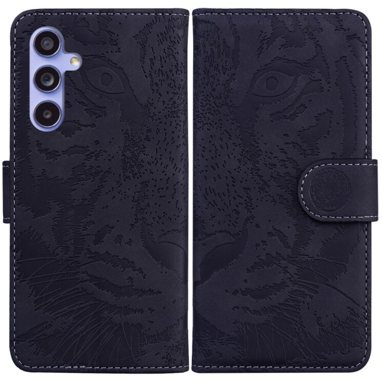 Чохол-книжка Deexe Tiger для Samsung Galaxy A35 (A356) - Black: фото 1 з 7