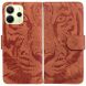 Чехол-книжка Deexe Tiger для Xiaomi Redmi Note 14 4G - Brown (373462Z). Фото 1 из 7