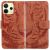 Чехол-книжка Deexe Tiger для Xiaomi Redmi Note 14 4G - Brown: фото 1 из 7