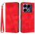 Чехол-книжка Deexe Triangle Series для Infinix Note 40 - Red: фото 1 из 13