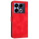 Чехол-книжка Deexe Triangle Series для Infinix Note 40 - Red (351414R). Фото 3 из 13