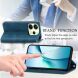Чехол-книжка Deexe Wallet Case для Xiaomi Redmi Note 14 4G - Green (373468G). Фото 8 из 8