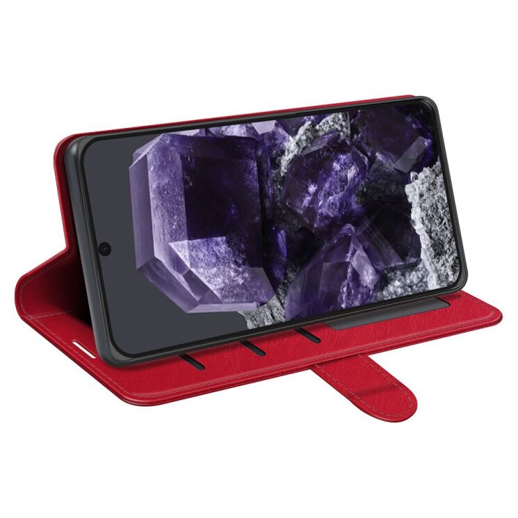 Чехол-книжка Deexe Wallet Style для Google Pixel 8A - Red: фото 3 из 6
