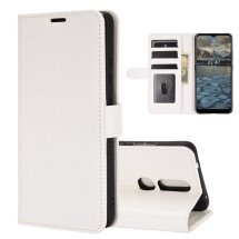 Чохол-книжка Deexe Wallet Style для Nokia 2.4 - White: фото 1 з 8