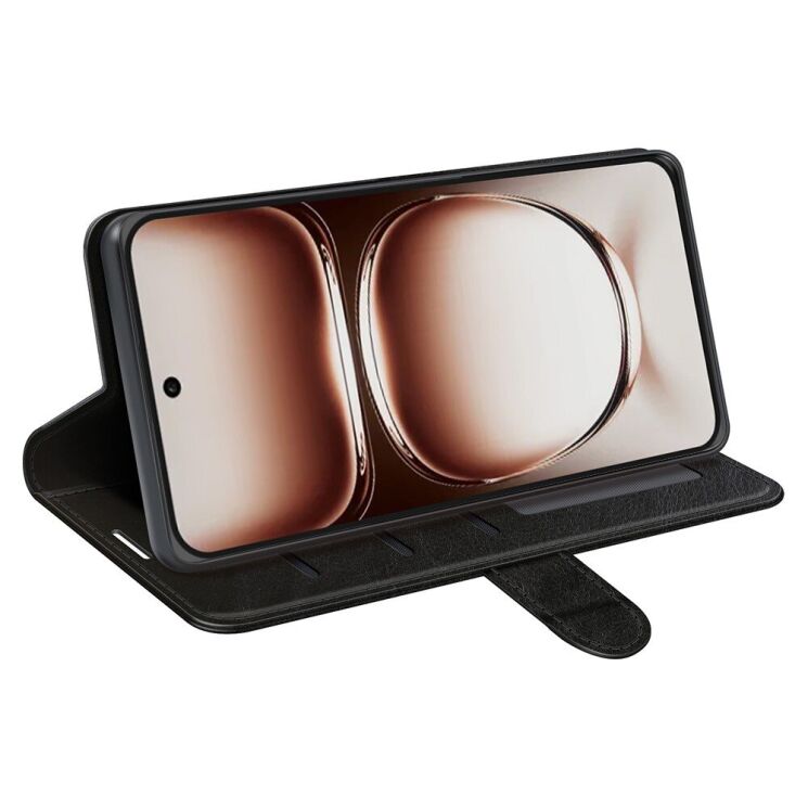 Чохол-книжка Deexe Wallet Style для OPPO Reno 12 - Black: фото 3 з 9