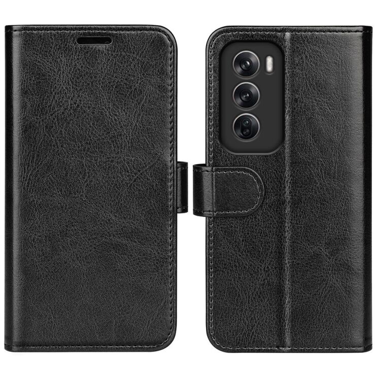 Чохол-книжка Deexe Wallet Style для OPPO Reno 12 - Black: фото 1 з 9