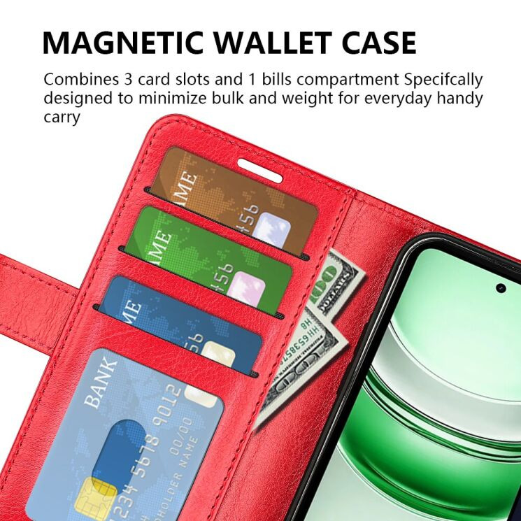 Чохол-книжка Deexe Wallet Style для Realme C71 - Black: фото 5 з 8