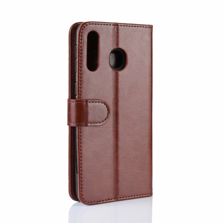 Классический чехол-книжка Deexe Wallet Style для Samsung Galaxy M30 (M305) / A40s (A407) - Brown: фото 3 из 8