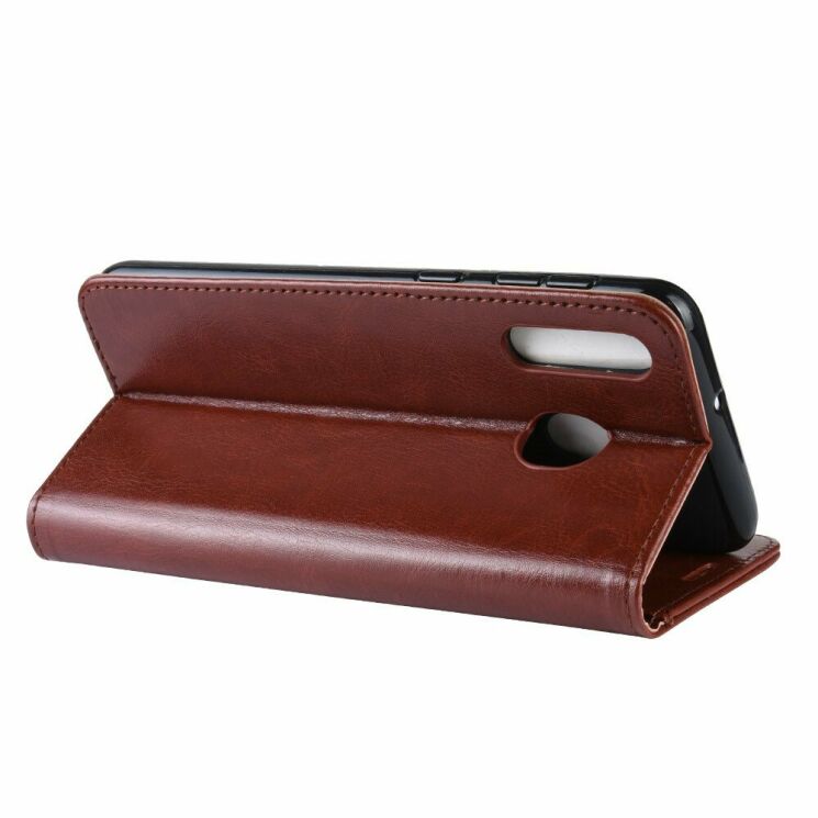 Классический чехол-книжка Deexe Wallet Style для Samsung Galaxy M30 (M305) / A40s (A407) - Brown: фото 7 из 8