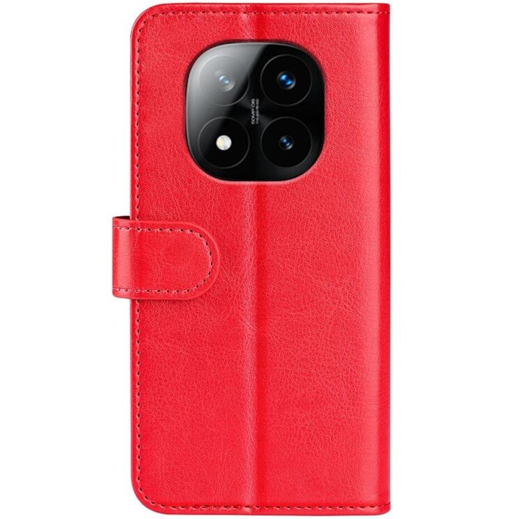 Чехол-книжка Deexe Wallet Style для Xiaomi Redmi Note 14 Pro Plus - Red: фото 3 из 7