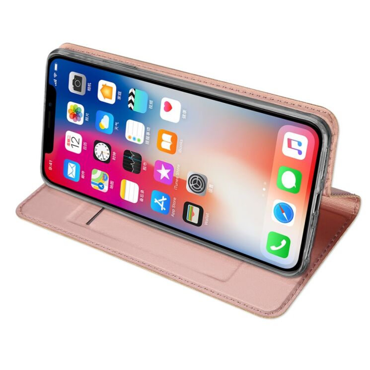 Чехол-книжка DUX DUCIS Skin Pro для Apple iPhone XR - Rose Gold: фото 5 из 9