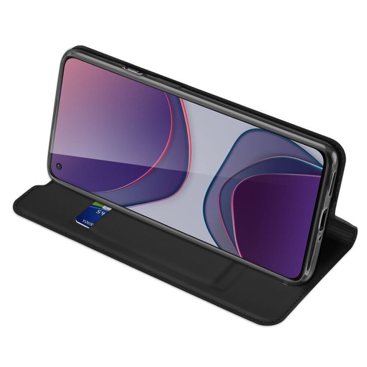 Чехол-книжка DUX DUCIS Skin Pro для OnePlus 8T - Black: фото 4 из 8