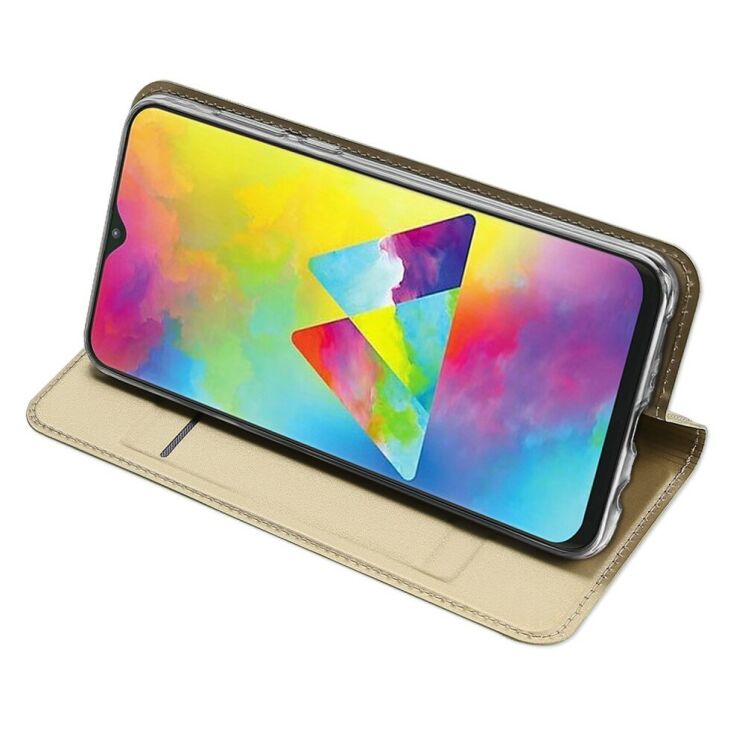 Чохол-книжка DUX DUCIS Skin Pro для Samsung Galaxy M20 - Gold: фото 5 з 19