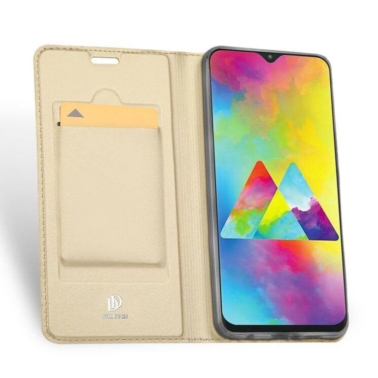 Чохол-книжка DUX DUCIS Skin Pro для Samsung Galaxy M20 - Gold: фото 3 з 19