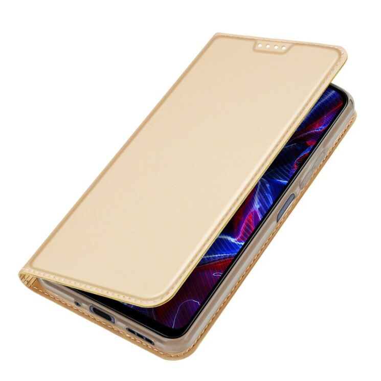 Чохол-книжка DUX DUCIS Skin Pro для Xiaomi Poco X5 / Redmi Note 12 5G - Gold: фото 3 з 15