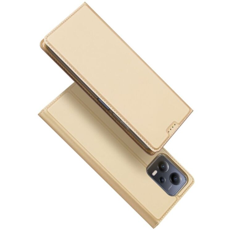 Чохол-книжка DUX DUCIS Skin Pro для Xiaomi Poco X5 / Redmi Note 12 5G - Gold: фото 1 з 15