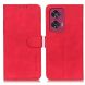 Чехол-книжка KHAZNEH Retro Wallet для Motorola Edge 50 Fusion - Red (354203R). Фото 1 из 9