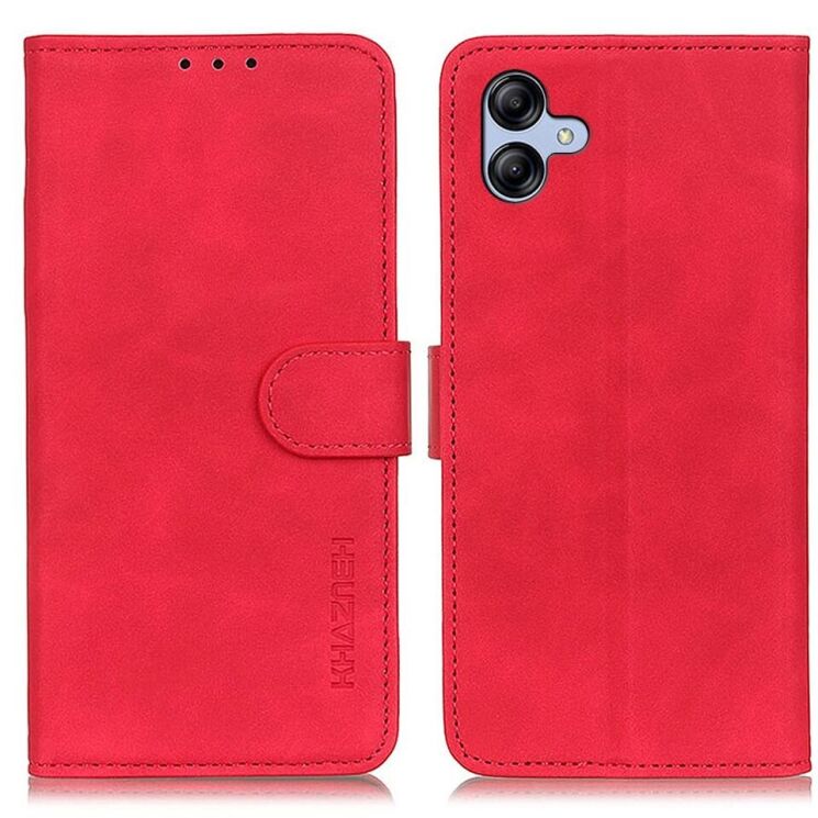 Чехол-книжка KHAZNEH Retro Wallet для Samsung Galaxy A05 (A055) - Red: фото 1 из 7