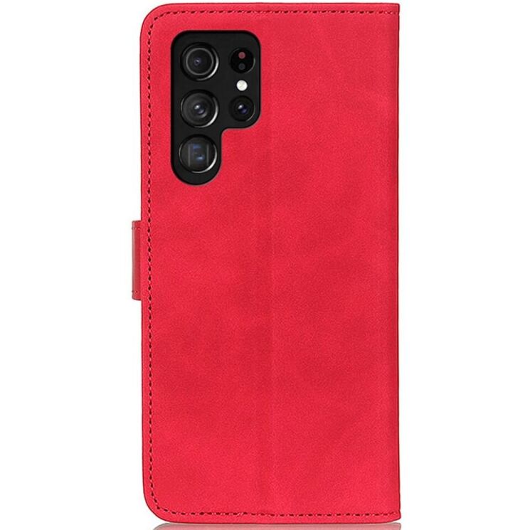 Чехол-книжка KHAZNEH Retro Wallet для Samsung Galaxy S25 Ultra (S938) - Red: фото 5 из 8