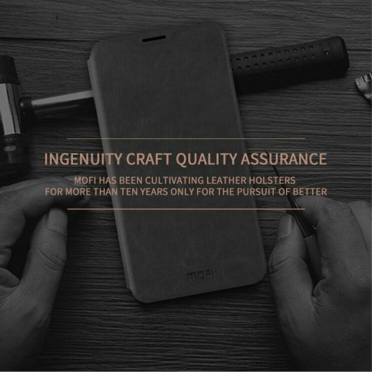 Чехол-книжка MOFI Rui Series для Xiaomi Mi Note 10 / Mi Note 10 Pro - Brown: фото 5 из 11